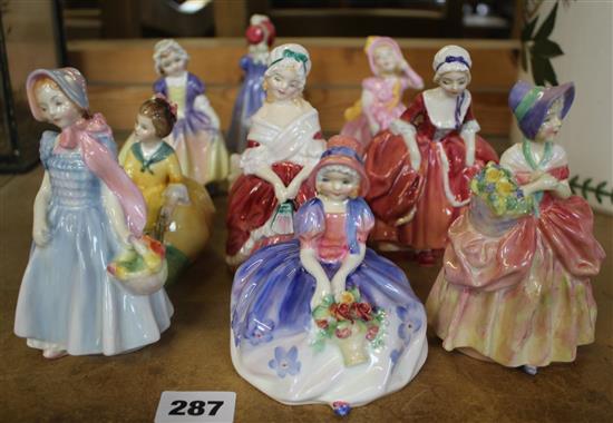 10 Royal Doulton figurines